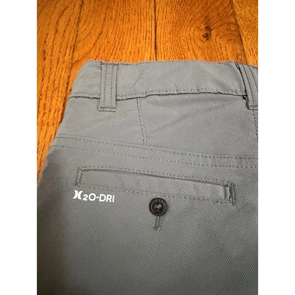 Hurley Boys H2O-Dri Hybrid Shorts Gray Size 8 Chino Style Moisture Wicking